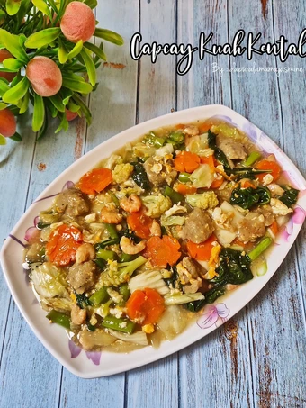 Easy Way Prepare Capcay Kuah Kental the So Delicious Makes you drool