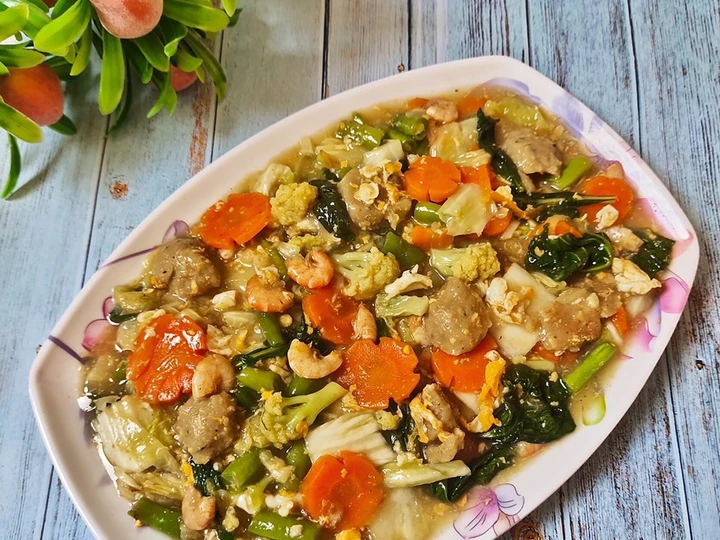 Easy Way Prepare Capcay Kuah Kental the So Delicious Makes you drool