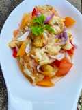 Kerabu Terung Bakar Udang Kering