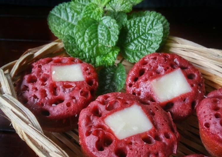 Kue Cubit Merdeka (Red Velvet-Keju)