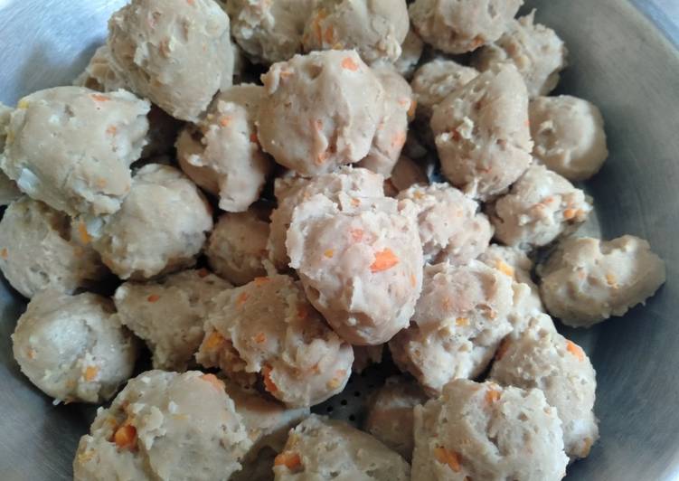 Cara mudah Membuat Bakso enak lembut #antigagal yang simpel