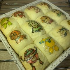 A picture of Japanese Milk Bun [eggless].