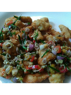 Foto resep Ayam Tepung Sambal Matah