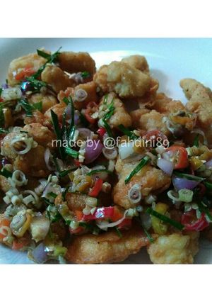 Foto resep Ayam Tepung Sambal Matah