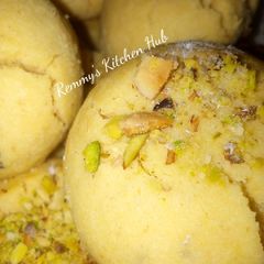 A picture of Nankhatai cookies.