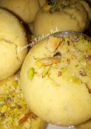 A picture of Nankhatai cookies.