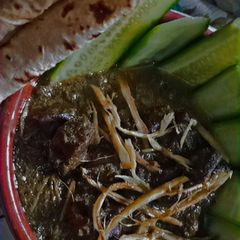 Haryali or Chutney kaleji A picture of Haryali or Chutney kaleji.