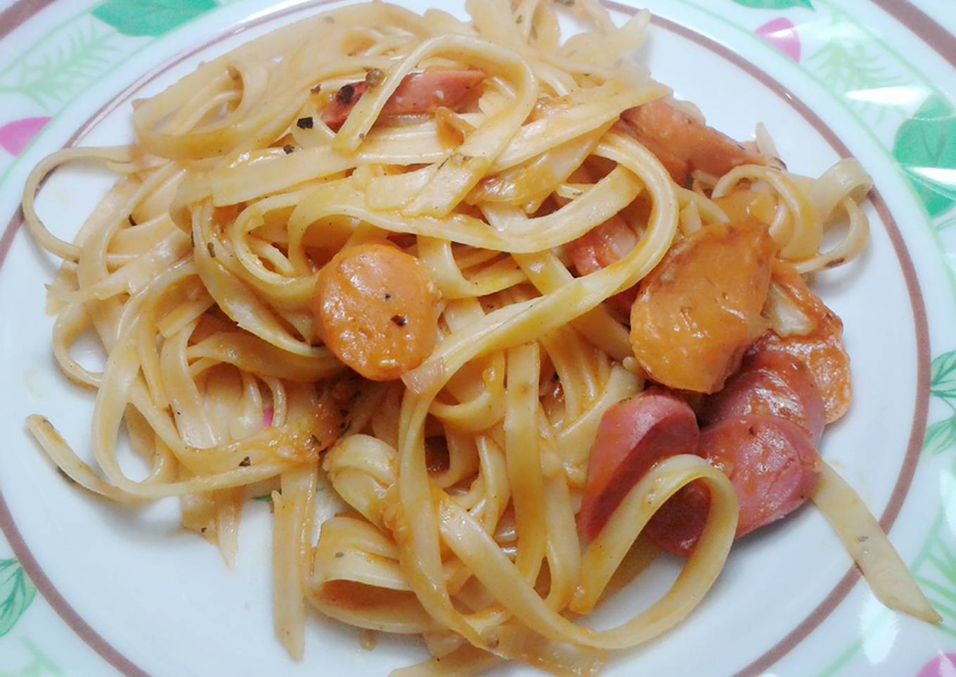 Sausage Fettuccine