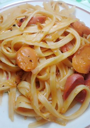 A picture of Sausage Fettuccine.