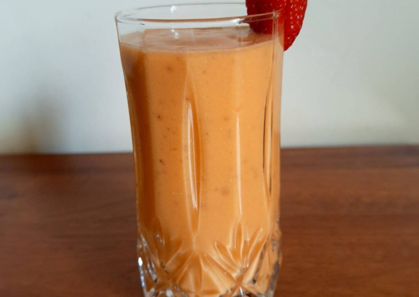 Papaya banana smoothie