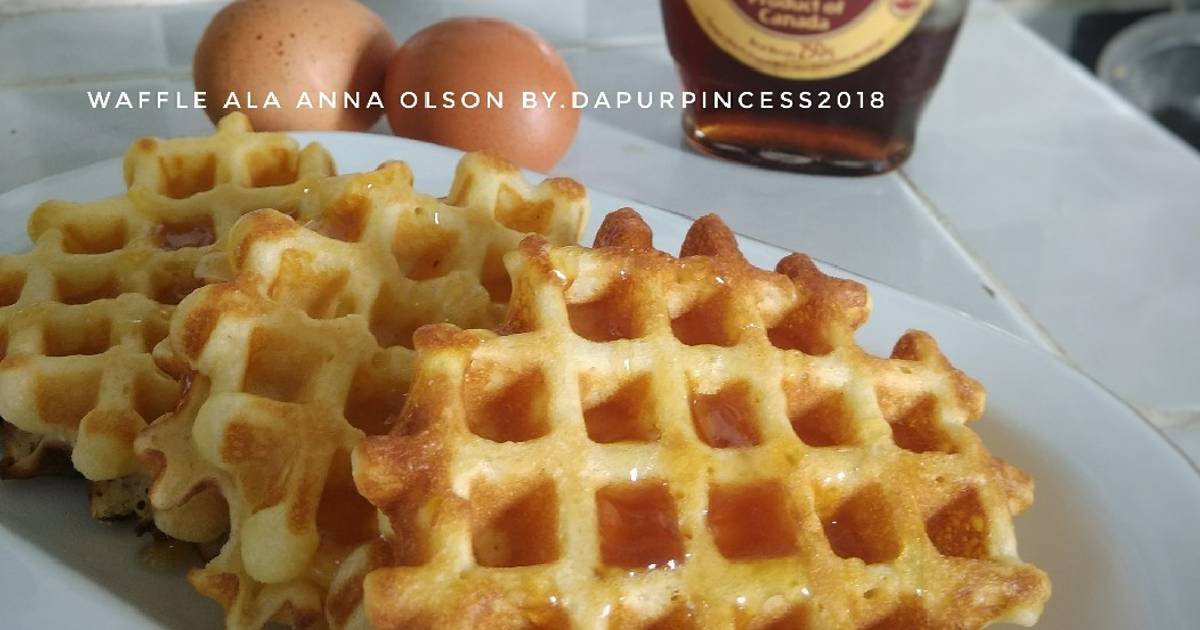Resep Waffle ala Anna Olson oleh Rindaags Cookpad