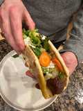 Ćevapi Mediterranean Wraps