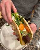 Ćevapi Mediterranean Wraps