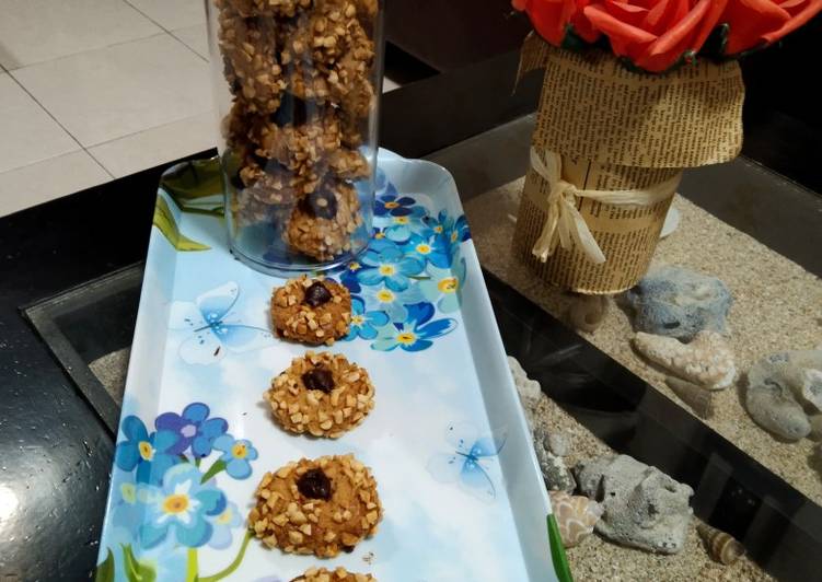 Bagaimana Membuat Coklat Kacang Cookies, Lezat Sekali