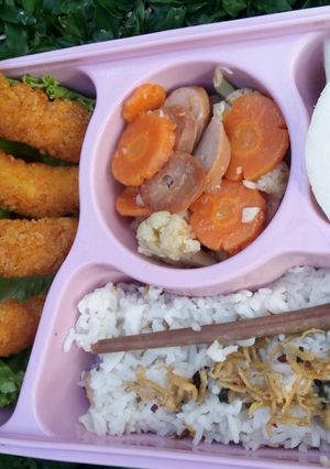 Foto resep Nasi liwet teri Medan