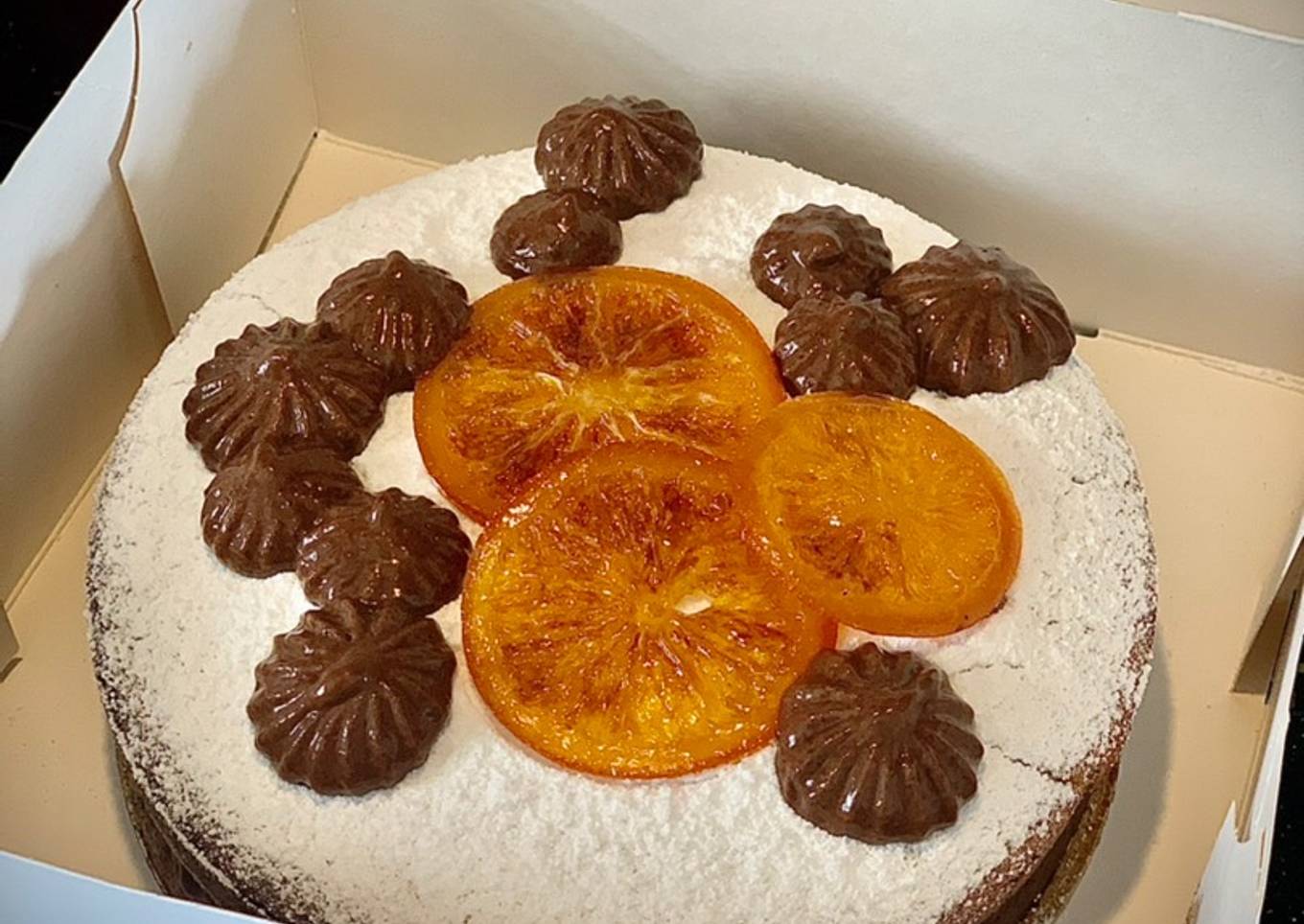 Tranche d’orange confites