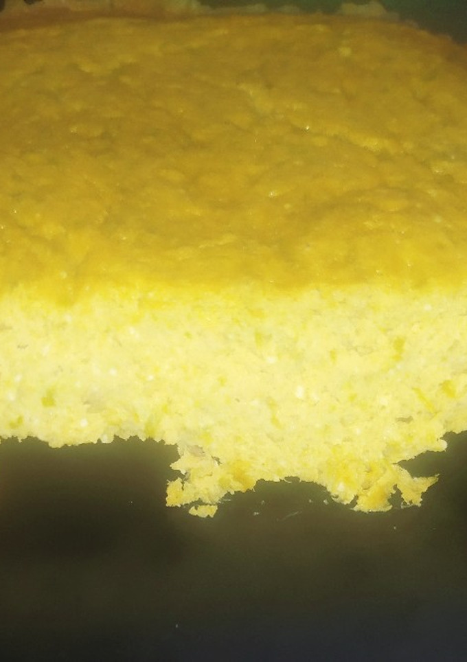 Una foto de Pastel de atún y espárragos verdes sin hidratos al microondas