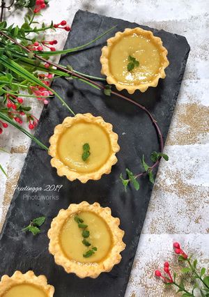Foto resep Durian egg tart