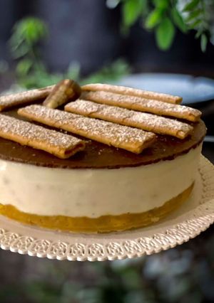 A picture of Pastiera Cheesecake.