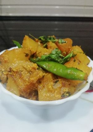 A picture of Yummy Curd Potato.