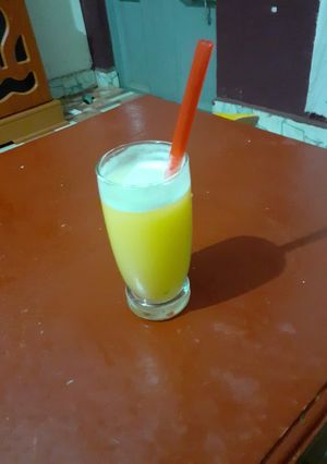 A picture of Pineaple juice.