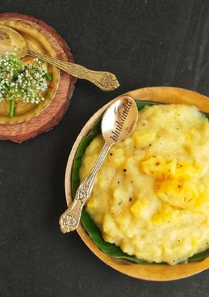 A picture of Pineapple halwa.