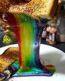 Rainbow Cheese Bread