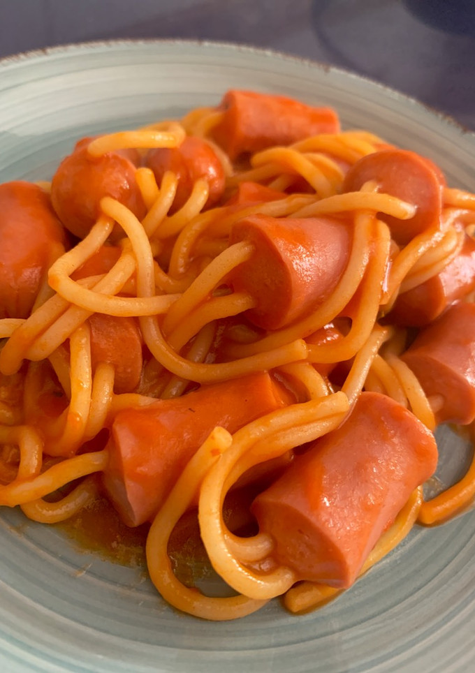 Una foto de Pasta divertida