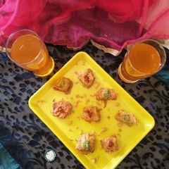Pumpkin sandwich pakoda A picture of Pumpkin sandwich pakoda.