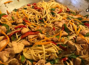 Una foto de Yakisoba a mi estilo