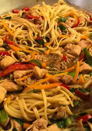 Una foto de Yakisoba a mi estilo
