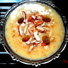 A picture of Custard daliya kheer.
