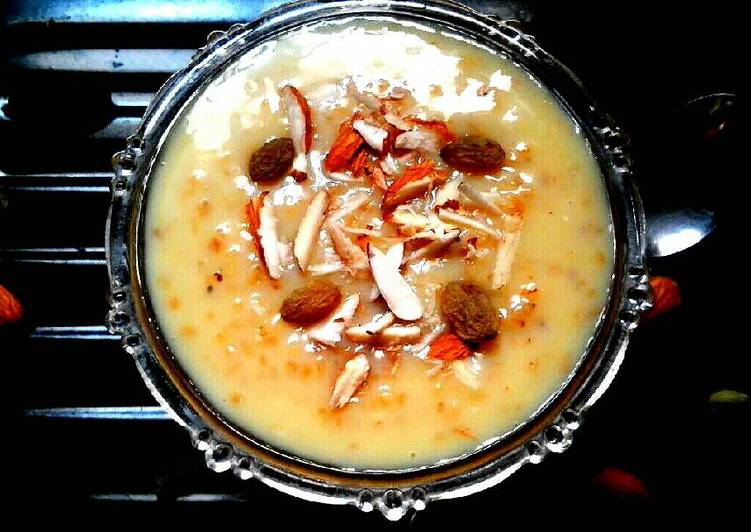 Custard daliya kheer