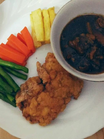 Cara Gampang Menyiapkan Resep Steak Ayam Tepung Saus Jamur yang Menggugah Selera Anti Ribet, Mantap Sekali