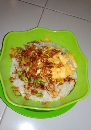 Foto resep Bubur Nasi Simple