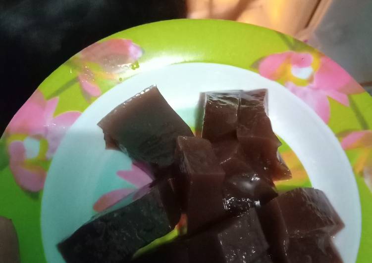 Puding coklat nutrijel