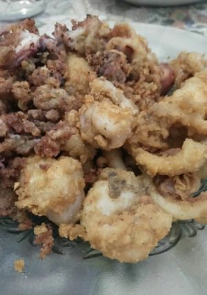 Foto resep Cumi krispi pedas