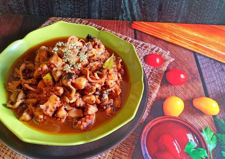 Cara Memasak Gurita Pedas Manis β€ yang Enak Banget