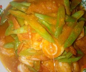 Resep Unik Tumis udang buncis Enak Sederhana