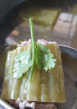รูปของ ต้มมะระยัดไส้หมูสับ