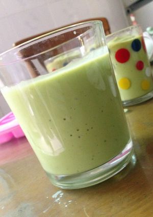 Hình của món Sinh tố bơ sữa chua.