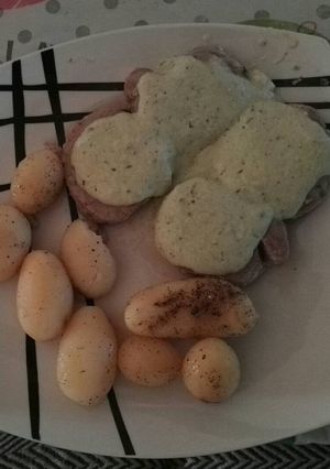 Una foto de Medallones de solomillo al queso azul