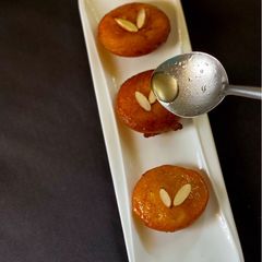 A picture of Taal Malpua / Palmfruit Malpua.