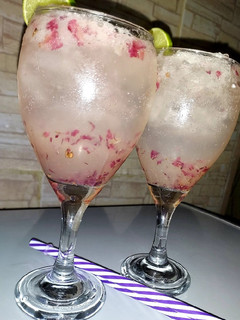 A picture of Grape mocktail.