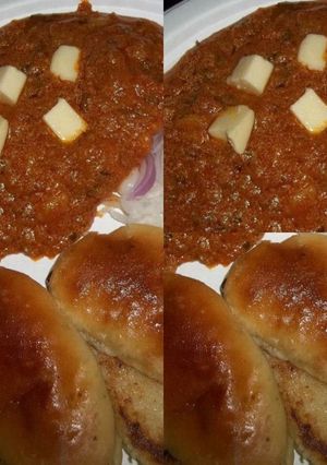 A picture of Pav bhaji.