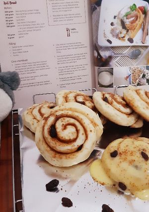 Foto resep Cinnamon Roll Bread || Menu makanan ala Cafe Hits