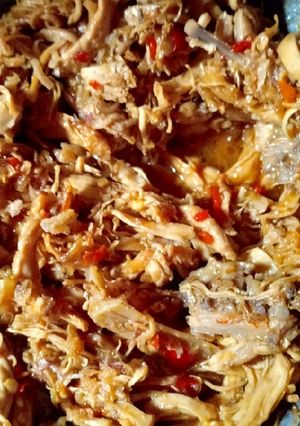 Foto resep Ayam suwir bumbu kecap