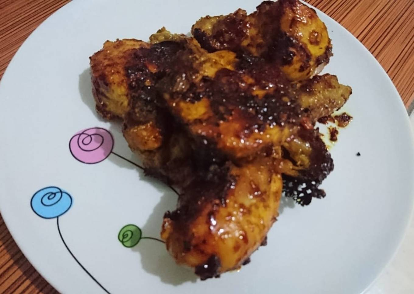 Ayam bakar teflon bumbu rujak