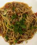 Mì Spaghetti cho bé (Công thức không cần nước sốt Spaghetti)