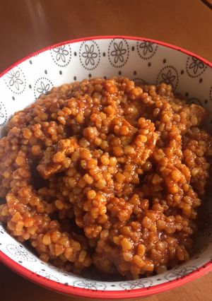 Egyszerű tarhonyás hús recept fotója